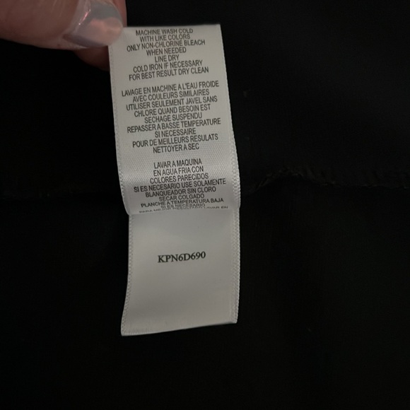 NWT BCBGeneration Ruffle Sleeve Cupro & Ponte Dress - Teal and Black - Size 4 - Picture 6 of 15